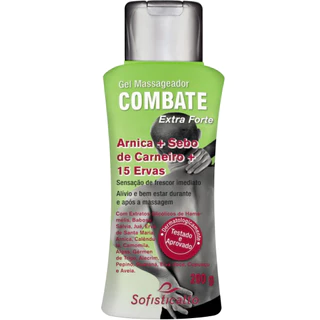 GEL MASSAGEADOR ARNICA E SEBO DE CARNEIRO SOFISTICATTO COSMÉTICOS MUSCULAR
