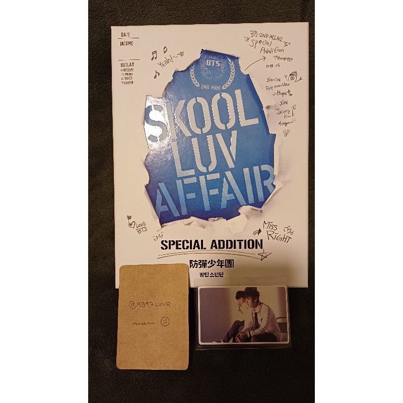 Kpop BTS Skool Luv Affair Special Addition SLA SA Album Photocard