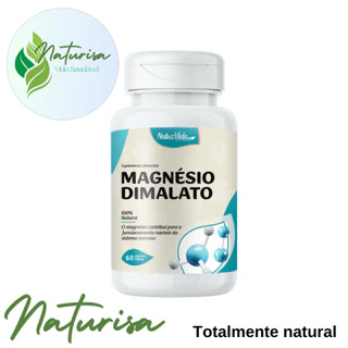 MAGNÉSIO DIMALATO - 100% NATURAL NATUSVIDA NATURISA - 60 CAPS