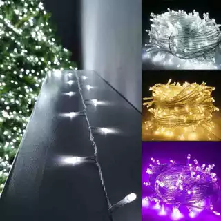 Pisca Pisca Led 100 LEDS 110V Branco Frio Quente Lilás Natal Festa Casamento