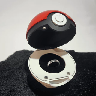 Poke Ball Porta Alianças Pedido Casamento Namoro Pokémon