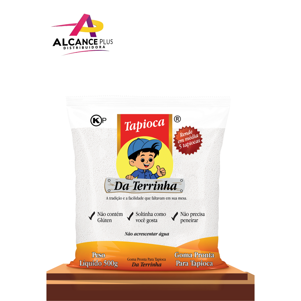 Tapioca Natural Sem Glúten Da Terrinha 1kg – Caixa com 5 Unidades ...