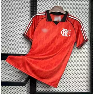 camisa de futebol flamengo vermelha modelo 24/25 dry fit