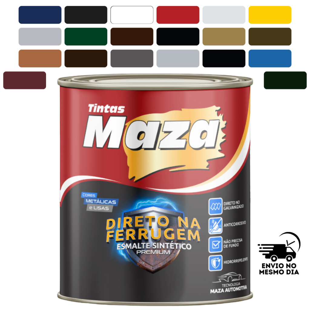 Tinta Para Portão Enferrujado Ferro Esmalte Sintético Direto na ...