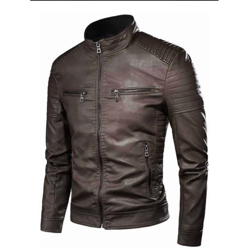 Jaqueta de frio masculina retailer motoqueiro