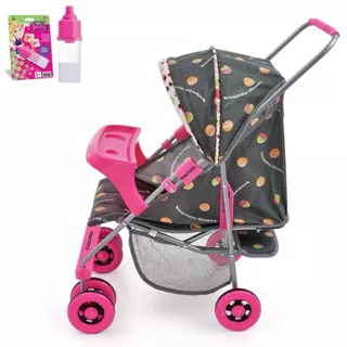 Carrinho De Boneca Milano Bebê Reborn Oliveira em Oferta na Shopee
