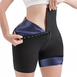 Bermuda Efeito Sauna Short Queima Goedura Modelador De Cintura Afina Barriga