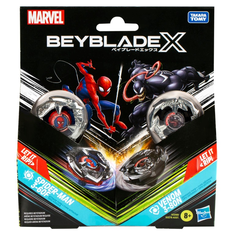 Beyblade X Marvel Homem Aranha Vs Venom - Hasbro G0288 | Shopee Brasil