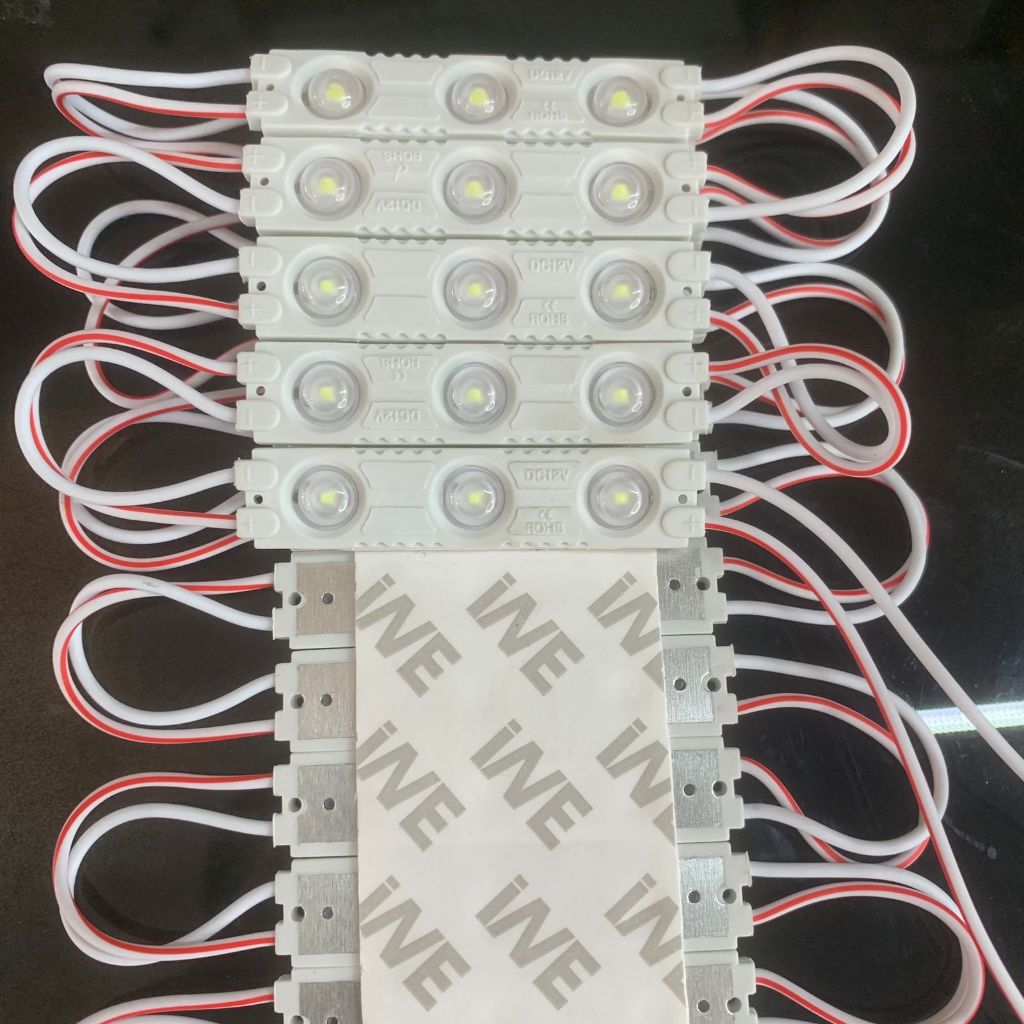 Módulo LED 3 Leds 12V Branco Frio 6500K (Kit c/ 100 peças) – Iluminação ...