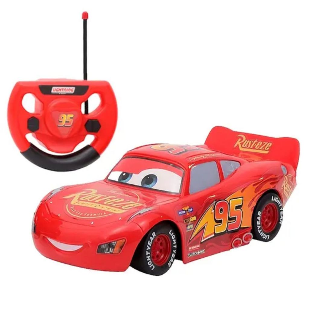 Carro Controle Remoto Relâmpago Mcqueen Carros Disney 17cm | Shopee Brasil