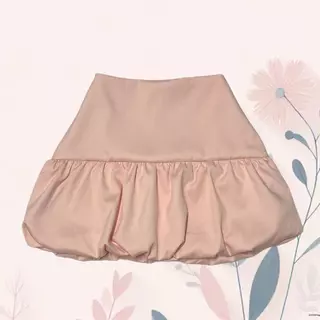 Saia Balonê Feminina tendencia verão alfaiataria moda