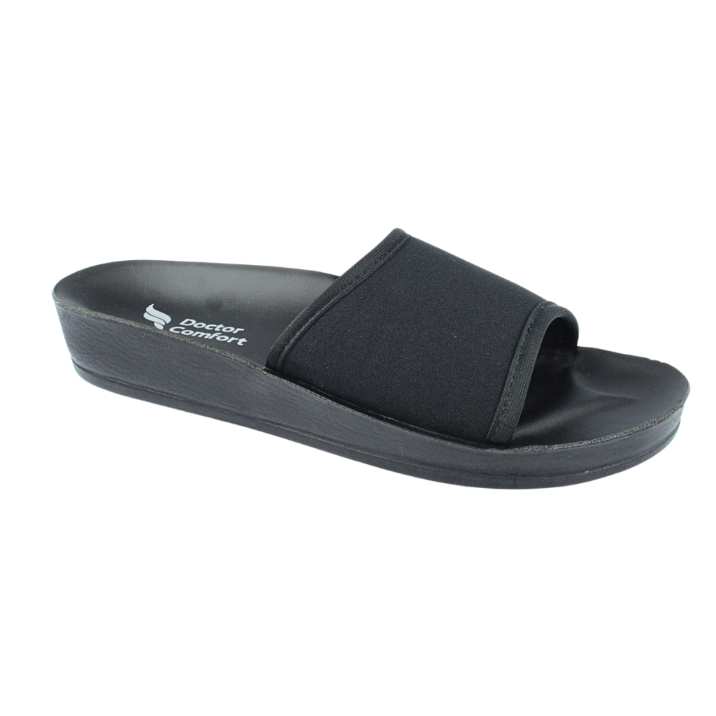 Doctor Pé SandÃ¡lia Rasteira ConfortÃ¡vel Sandália Neoprene Preta