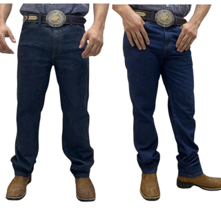 Calça Country Reforçada Para Trabalho Jeans Masculina Barata Premium 100% Algodão