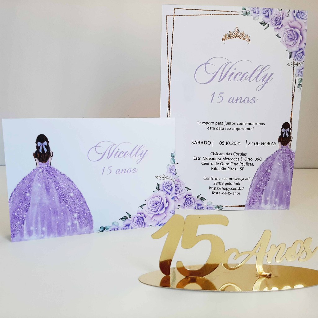 Convite Aniversário 15 Anos na Black Friday 2025 | BuscaProdutos