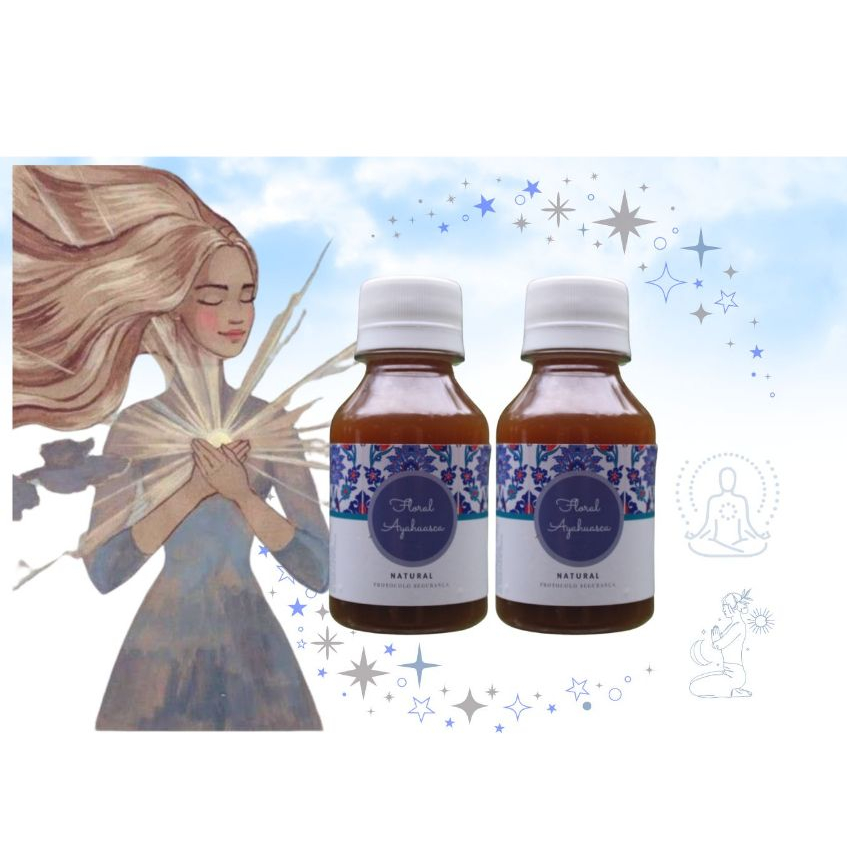 Floral Ayahuasca 2 frascos 100ml - ansiedade, estresse, depressão ...