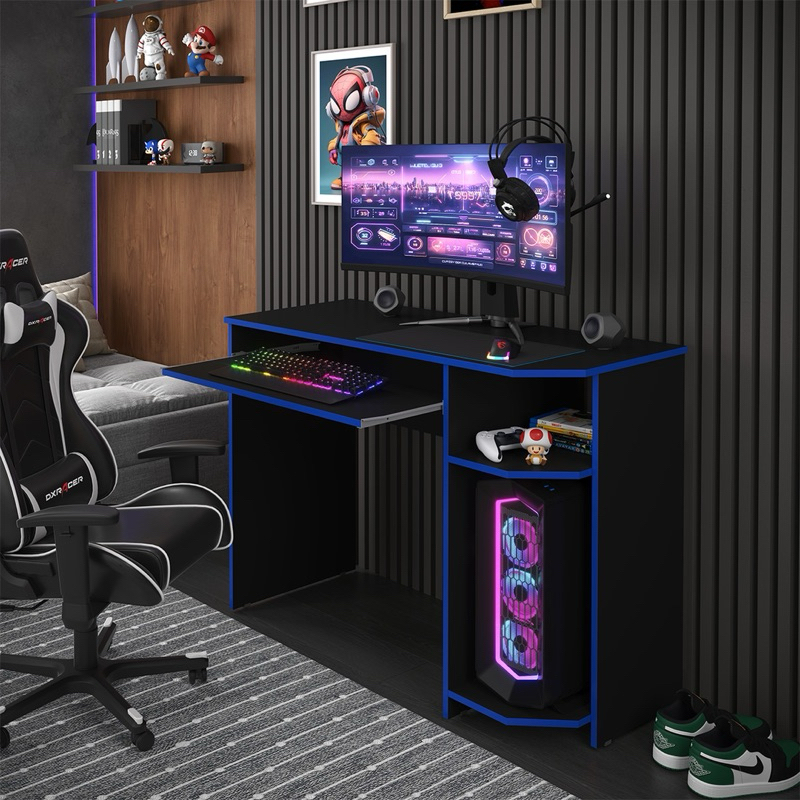 Mesa Escrivaninha Para Computador Escritório Pc gamer Varias Cores