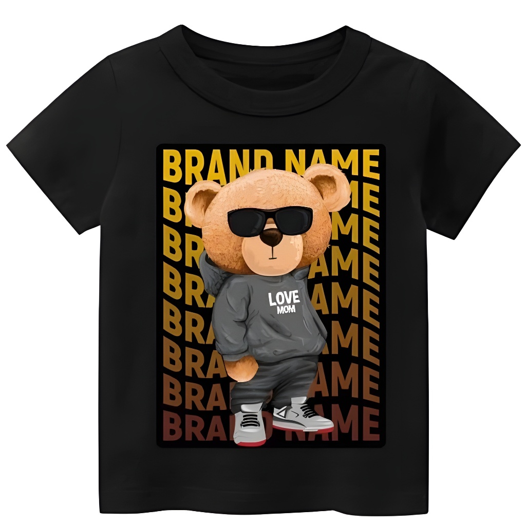 CAMISETA PRETA HUMBLE MASCULINA INFANTIL MENINO 1 AO 14