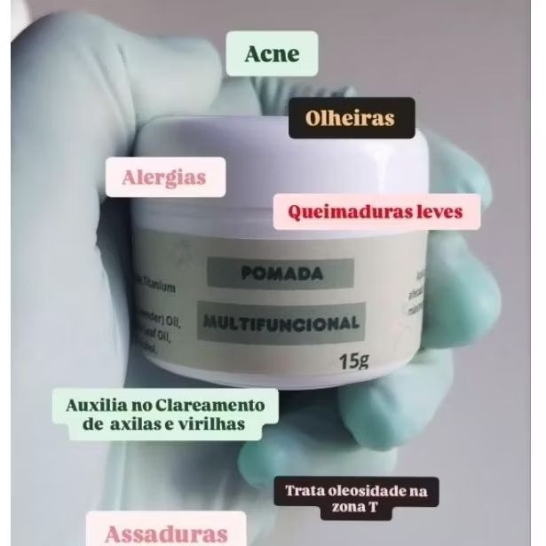 Clarear Axilas e Virilhas|Pomada Multifuncional|Natural|Vegana | Shopee ...