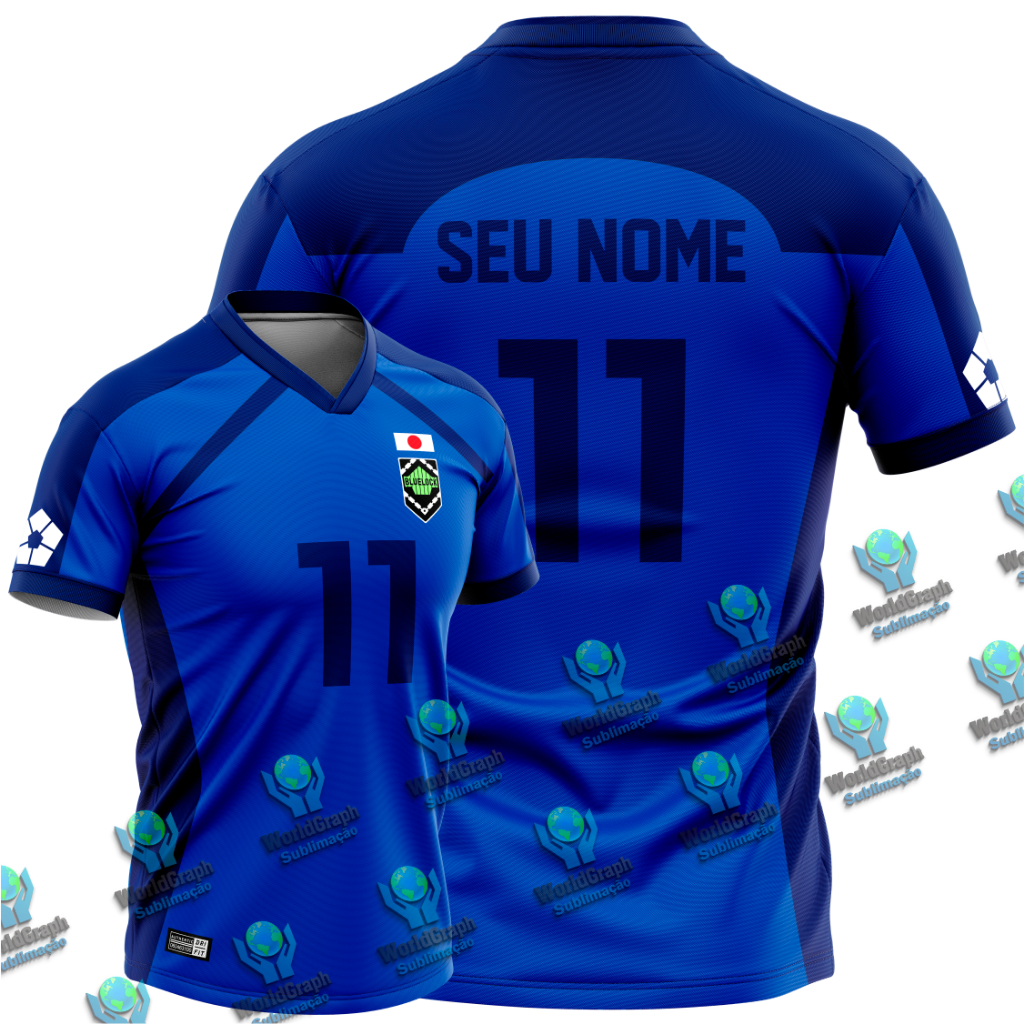 Camiseta BLUE LOCK BLUE JAPAN custom
