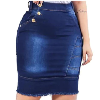 Saia Jeans Moda Evangelica Mid varios modelos escolha a sua