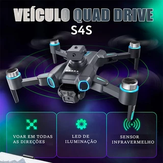 Drone Profissional Ls-s4s Dual Camera Hd Motor Brushless Top