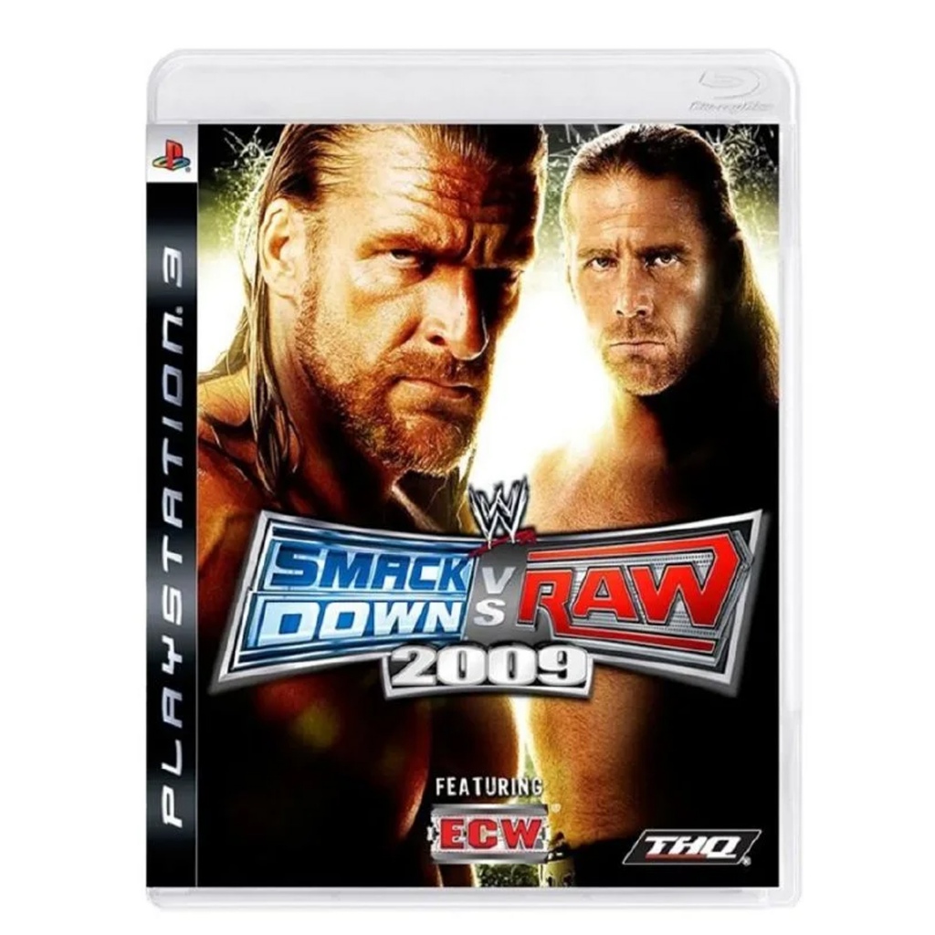 Jeu PS3 WWE Smackdown Vs Raw 2009 – Version PAL FR – état Correct