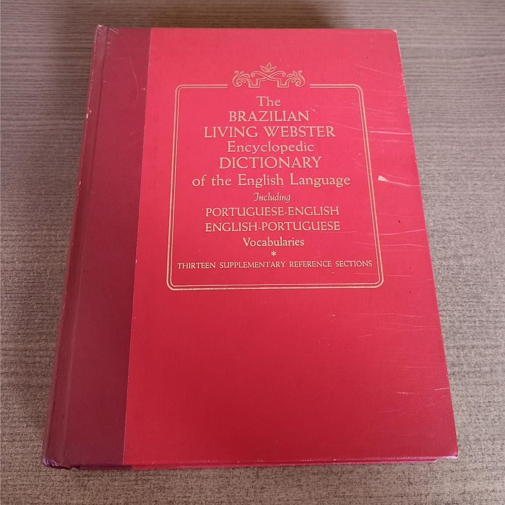 Livro The Brazilian Living Webster Dictionary of the English Language ...
