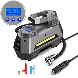 Mini Bomba de Ar Compressor Calibrador Pneu Portátil De Carro Digital