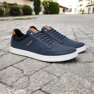 Sapatênis Masculino Casual Com Cadarço Dia A Dia Confortável