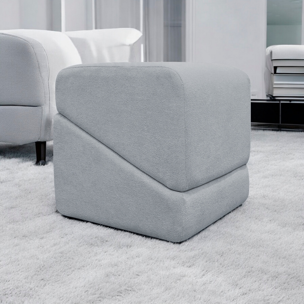 Puff Premium Para Sala Decorativo Quadrado Recepção Quarto Penteadeira ...