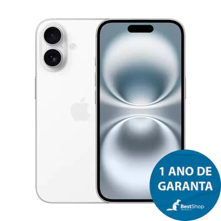 iPhone 16 (Original) Novo Lacrado com 1 ANO DE GARANTIA APPLE eSim dual chip em Oferta na Shopee