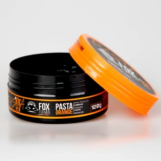 Pasta Modeladora Orange 120g Fox For Men Fixação Média Brilho Natural Casual