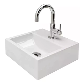 Cuba Pia P/ Banheiro Quadrada Lavabo Apoio Sobrepor Promoção