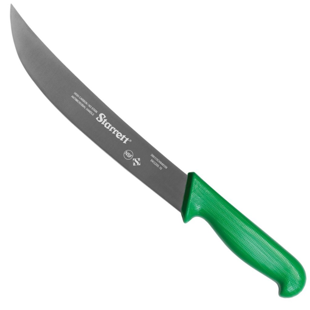 Faca de Carne Para Refile Aéreo Lâmina Curvada Larga 10'' Com Cabo ...