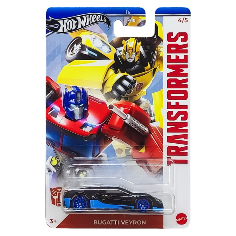 Hot Wheels Série Transformers - Bugatti Veyron
