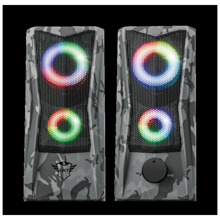 Caixa de Som Gamer Slayer G500 Efeitos LED RGB Com Controle De Volume ...