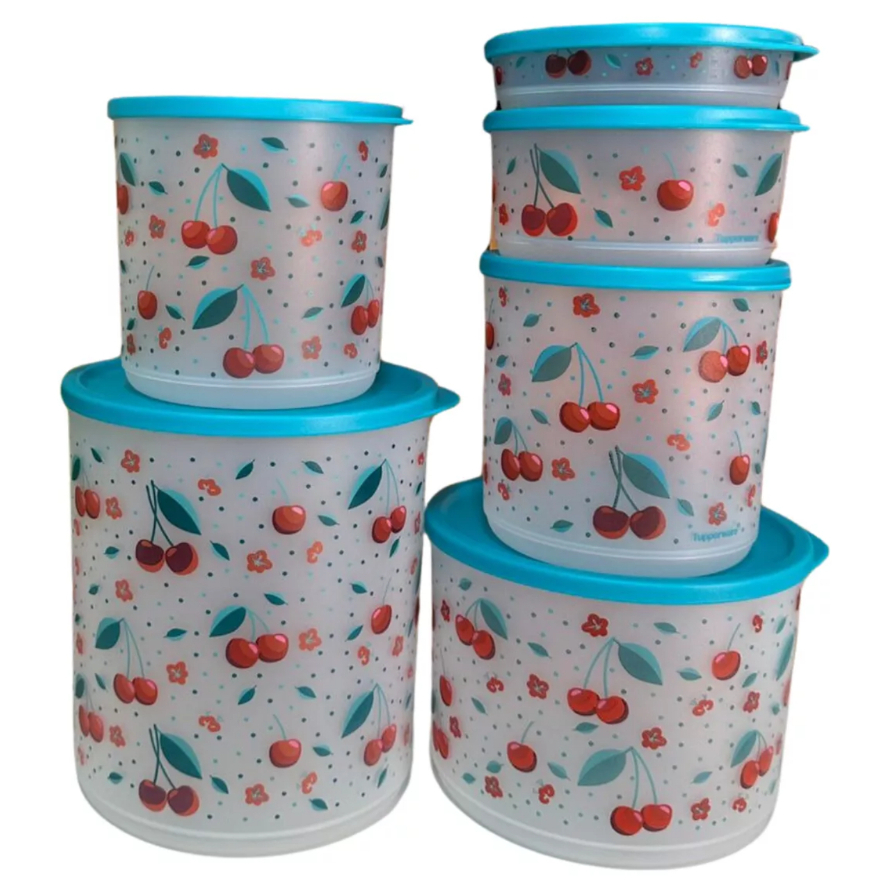 Tupperware Linha Potes Refri Line Cerejas | Shopee Brasil