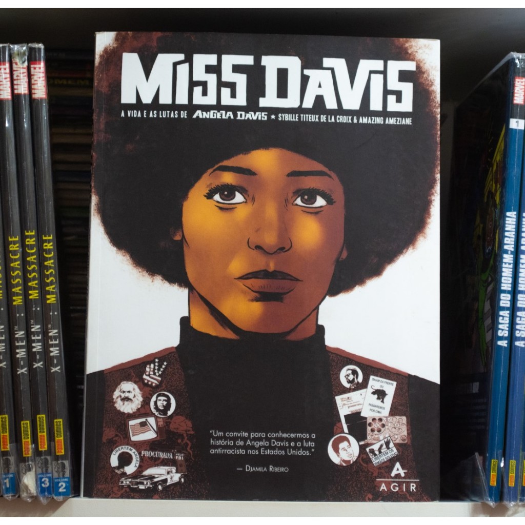 Miss Davis - A Vida e a Luta de Angela Davis HQ Graphic Novel | Shopee ...