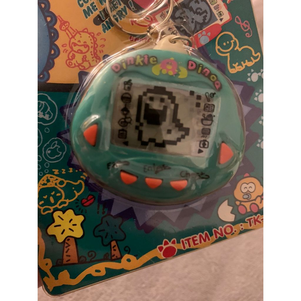 24H チャーム ディノ Tamagotchi Bichinho Virtual Dinkie Dino Original (versão americana
