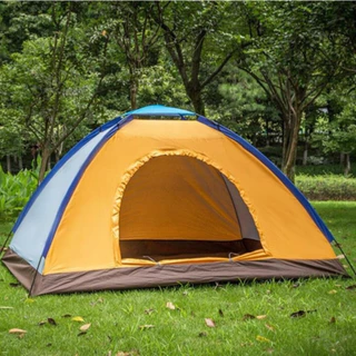 Barraca de Acampamento 2/3 e 3/4 Pessoas Montagem Fácil Barraca Camping Impermeável com Mosquiteiro em Oferta na Shopee