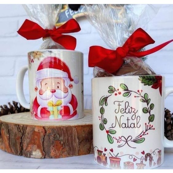 Caneca Natal, Caneca Feliz Natal, Lembrança Natalina.