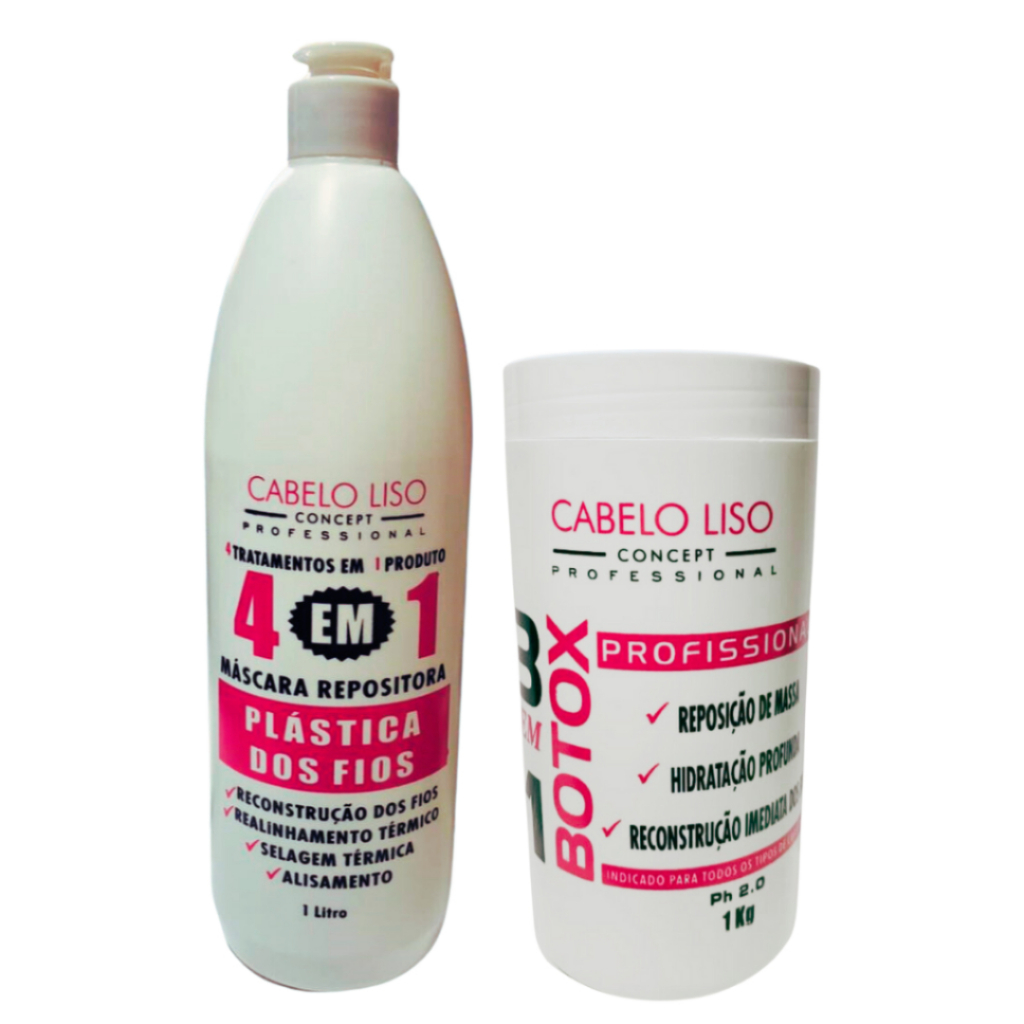 Kit Progressiva 4 Em 1 + B-TOX 3 Em 1 2x1L | Shopee Brasil