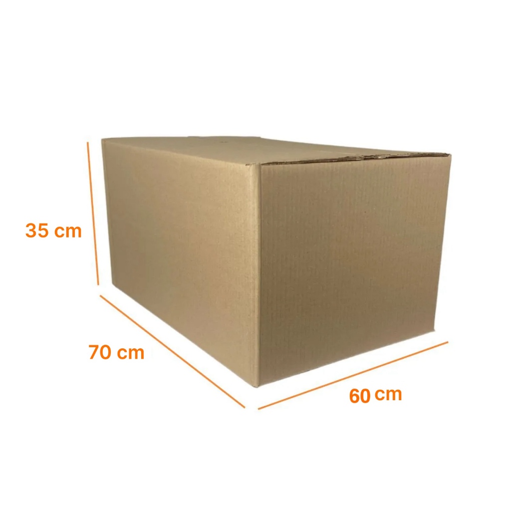 Kit Mudança 05 Caixas De Papelão 70x60x35 SemiNova (MEDIDA APROXIMADA)