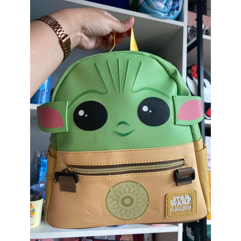 MOCHILA BABY YODA STAR WARS MANDALORIAN | Shopee Brasil