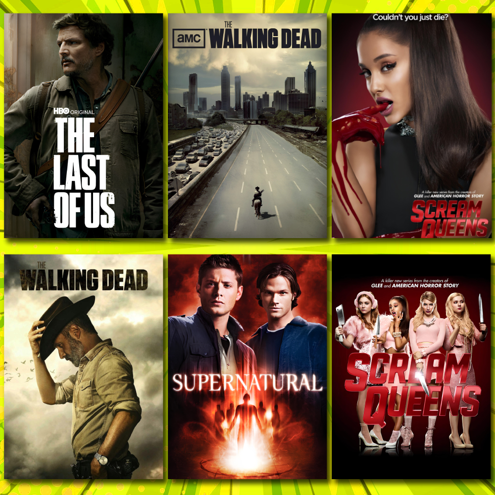 Poster Séries de Terror [LOST, The Walking Dead, Scream Queens, The ...