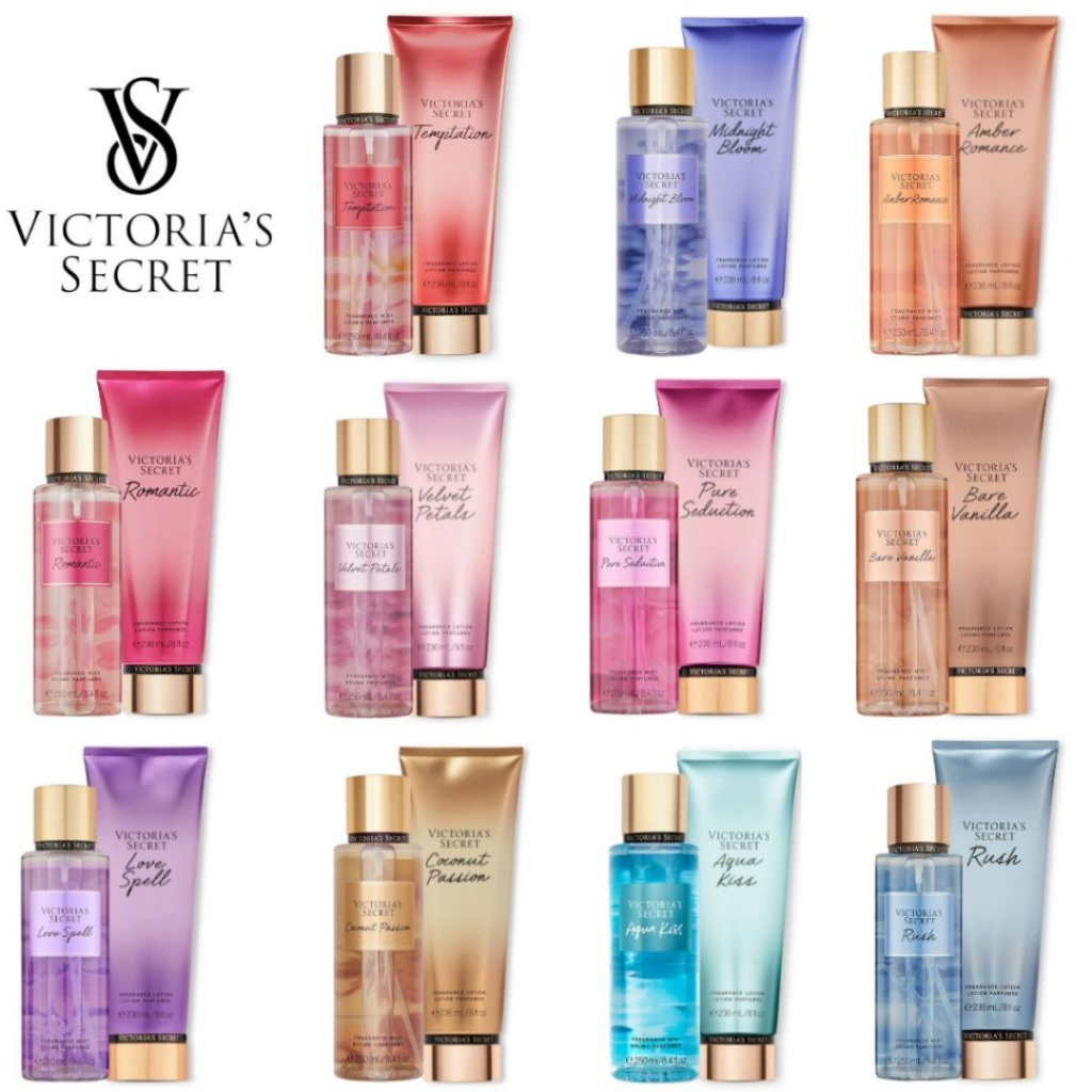 Kit Victoria's Secret Creme Hidratante + Body Splash Corporal ...