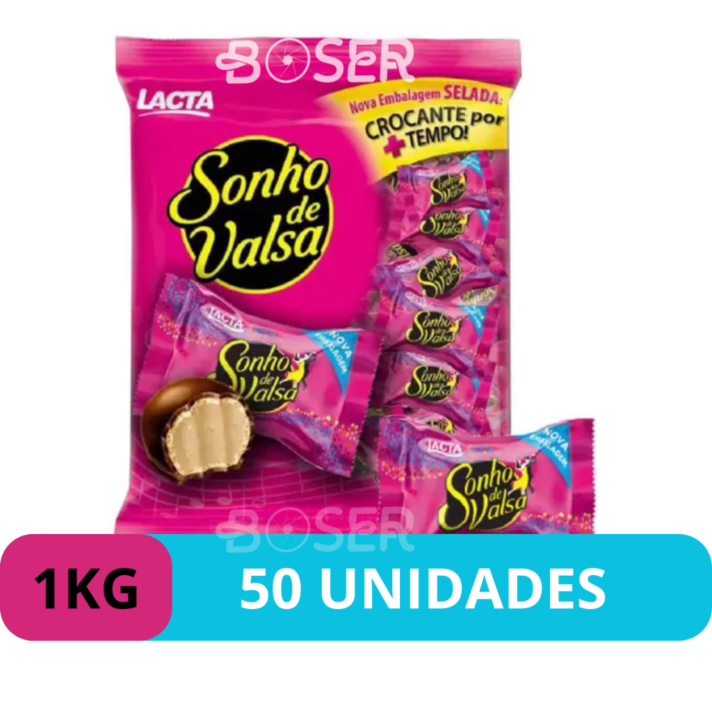 Bombom Sonho de Valsa Pacote 1kg | Shopee Brasil