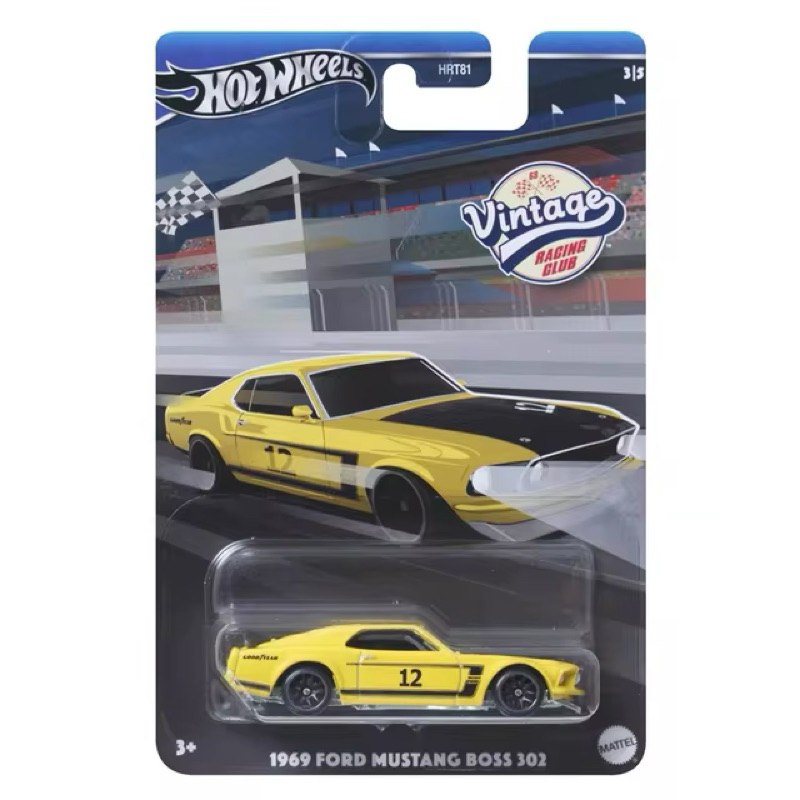 ミニカー HotWheels Vintage Racing Carrinho Hot Wheels Vintage Racing Club HRT81 - Mattel - Carrinho