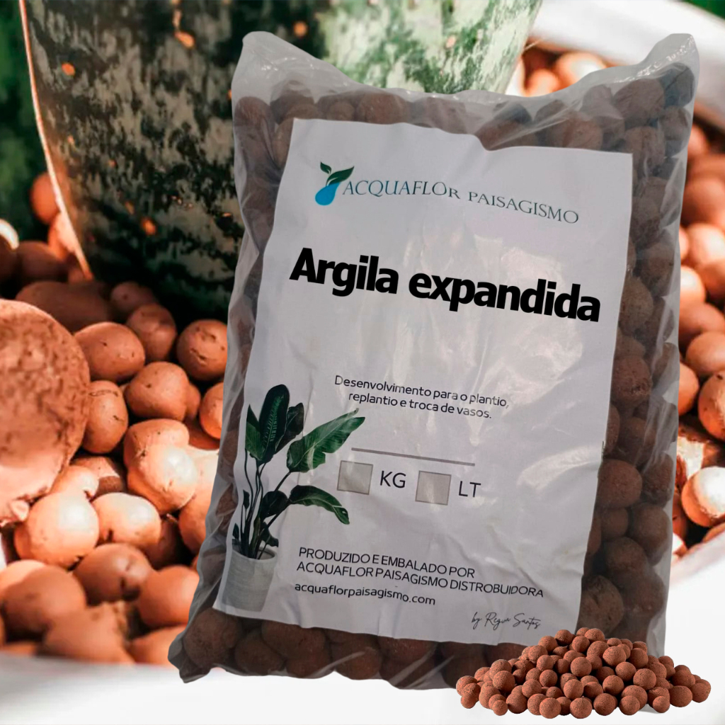 Argila Expandida Saco com 1kg | Shopee Brasil
