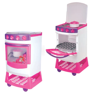 Brinquedo Fogão Infantil Com Panelinhas E Portinhas Abre E Fecha Master Chef